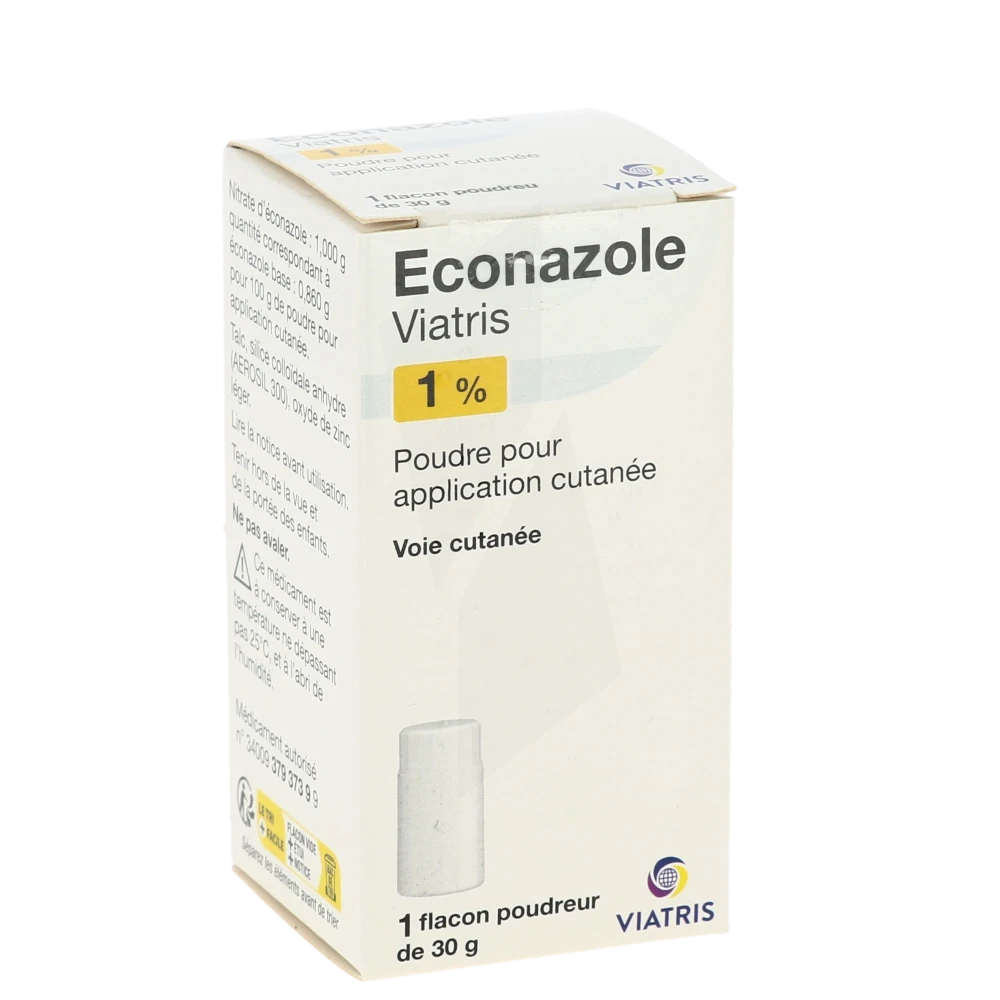 Econazole Viatris 1 %, Poudre Pour Application Cutanée