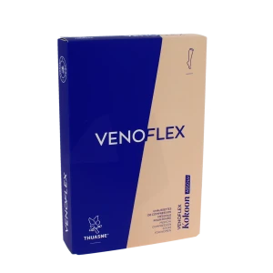 Venoflex Kokoon Absolu 2 Chaussette Mollet+ Femme Noir Taille 2l