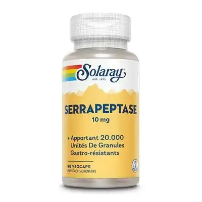 Solaray Serrapeptase 10mg Capsules Végétales B/90 Gastro Entérique à ANGLET