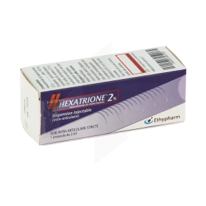 Hexatrione 2 Pour Cent, Suspension Injectable (intra-articulaire)