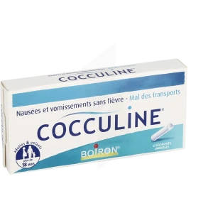 Boiron Cocculine Granules En Récipient Unidoses 6 Tubes