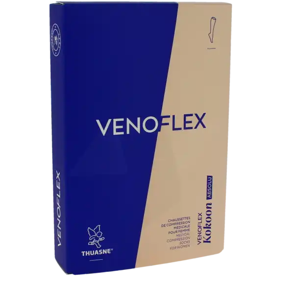 Venoflex Kokoon Absolu 2 Chaussette Femme Noir Taille 2n