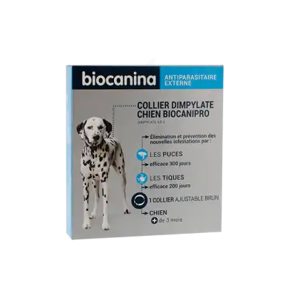 Collier Dimpylate Chien Biocanipro, Collier Médicamenteux à Marseille