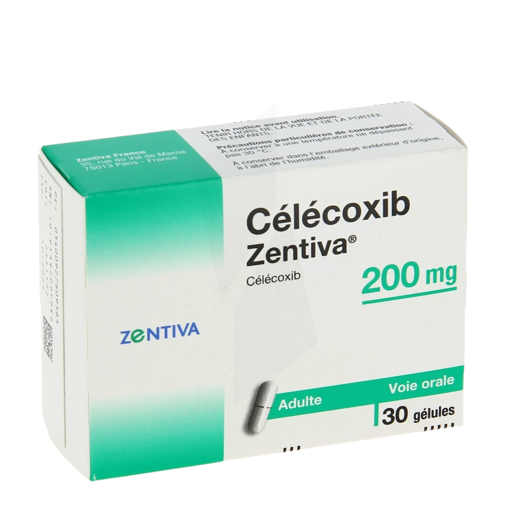 Celecoxib Zentiva 200 Mg, Gélule