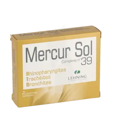 Lehning Mercur Sol Complexe N°39 Comprimés Sublinguals B/60 à VESOUL