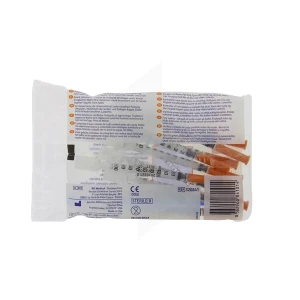 Seringues Bd Micro-fine 1ml Format 0,33mmx12,7mm Sachet De 10 Seringues