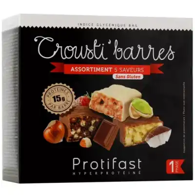 Protifast Barre Crousti Assorti 5 à Grenade