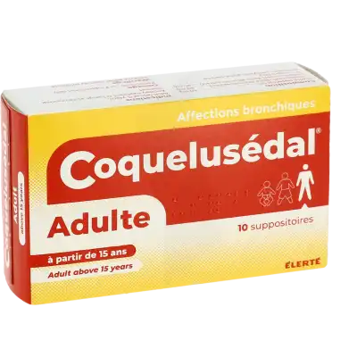 COQUELUSEDAL ADULTES, suppositoire