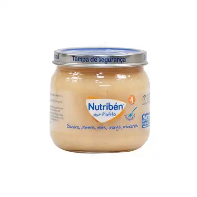 Nutribén Potitos Alimentation Infantile Banane Pomme Poire Orange Mandarine Pot/120g à SAINT-CYR-SUR-MER