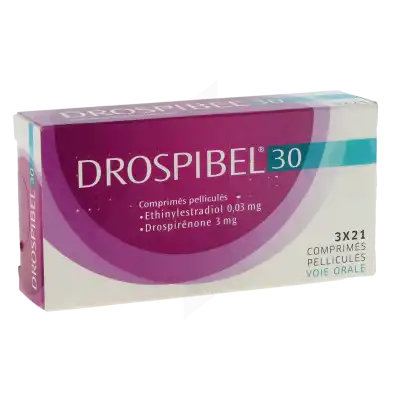 DROSPIBEL 0,03 mg/3 mg, comprimé pelliculé