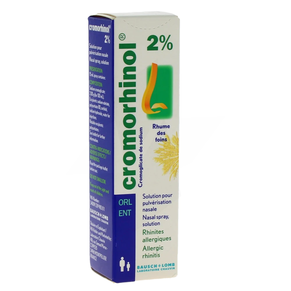 Cromorhinol 2 %, Solution Pour Pulvérisation Nasale