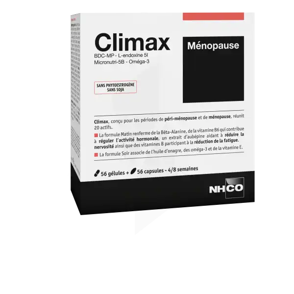 Nhco Nutrition Climax Gélules + Capsules Boîte De 56 + 56