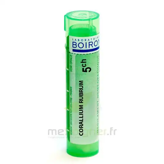 Boiron Corallium Rubrum 5ch Granules Tube De 4g