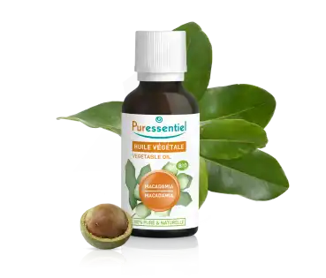 Puressentiel Huiles Végétales - HEBBD Macadamia BIO** - 30 ml