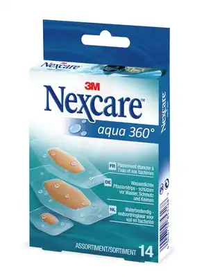 Nexcare Aqua 360° Pansements 3 Tailles B/14 à Blere