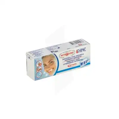 Nitradine Shine Dentifrice Pour Appareil Dentaire Antibiofilm T/45g à Chalon-sur-Saône