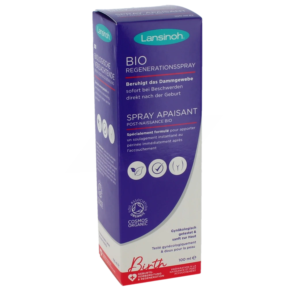 Lansinoh Spray Apaisant Post-accouchement Bio Fl/100ml