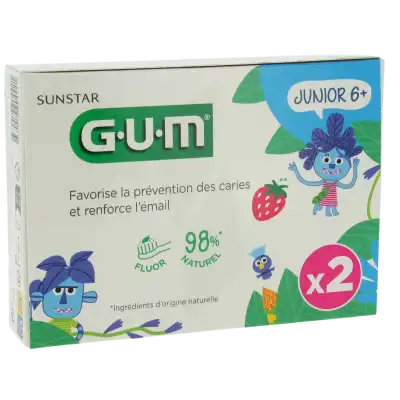 Gum Junior Gel Dentifrice 6ans+ 2t/50ml à LIVRON-SUR-DROME