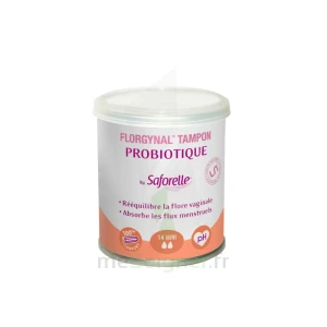 Florgynal Probiotique Tampon Périodique Sans Applicateur Mini B/14