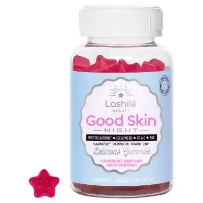 Lashilé Beauty Good Skin Night Gummies Gomme Pot/60 à MARSEILLE