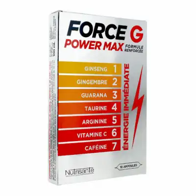 Force G Power Max S Buv 10amp/10ml à VÉLIZY-VILLACOUBLAY