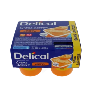 Delical Cr Dess Ss Lact Nutrim Abricot 4/200g