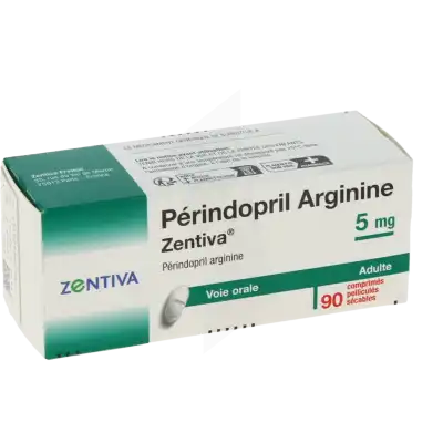 Perindopril Arginine Zentiva 5 Mg, Comprimé Pelliculé Sécable à FLEURANCE