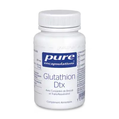 Pure Encapsulations Glutathion Dtx Gélules B/60 à La Seyne sur Mer