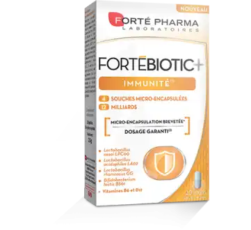 Fortebiotic+ Immunité Gélules B/20 à CHAMBÉRY