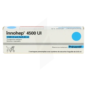 Innohep 4 500 Ui Anti-xa/0,45 Ml, Solution Injectable En Seringue Préremplie