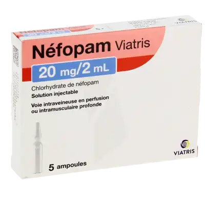 NEFOPAM VIATRIS 20 mg/2 ml, solution injectable