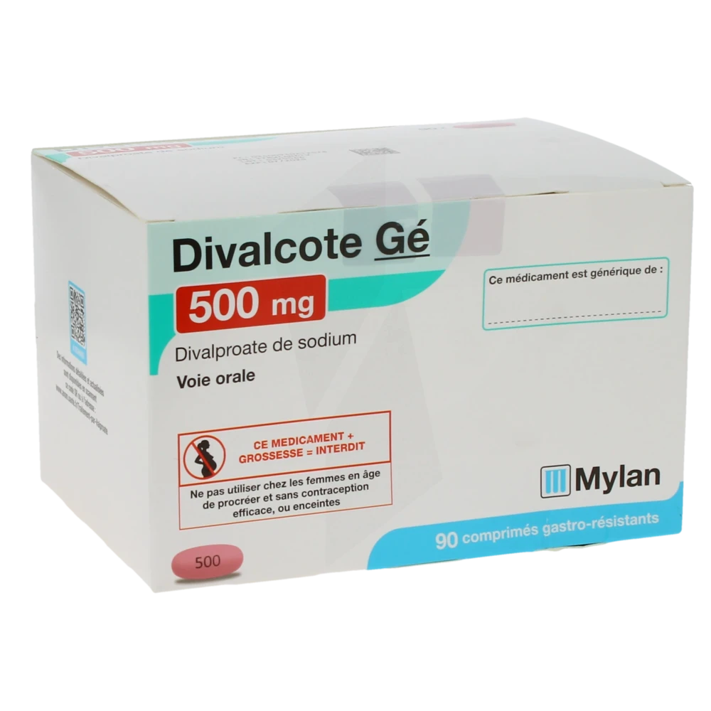 Divalcote 500 Mg, Comprimé Gastro-résistant