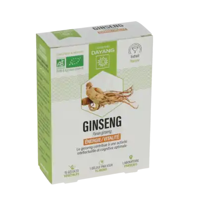 Dayang Ginseng Bio 15 Gélules à CHAMPAGNOLE