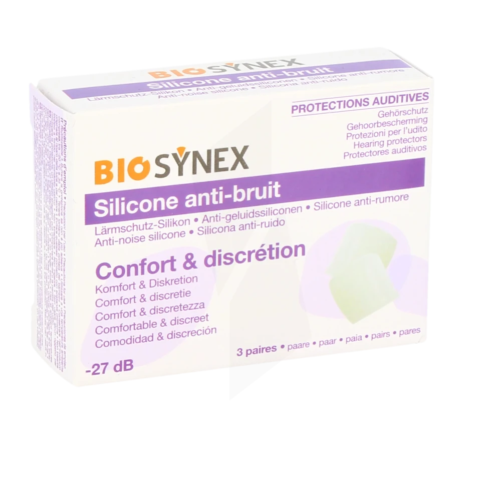Biosynex Protection Auditive Silicone Transparent