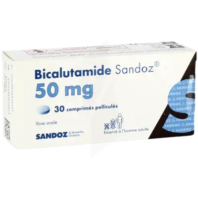 BICALUTAMIDE SANDOZ 50 mg, comprimé pelliculé