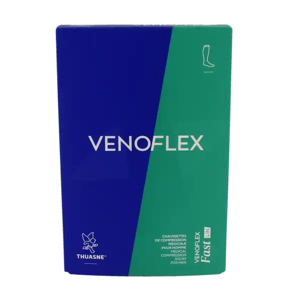 Venoflex Fast 2 Chaussette Lin Homme Naturel Taille 3l