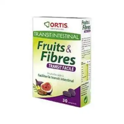 Ortis Fruits & Fibres Transit Facile Comprime, Bt 30 à EPERNAY