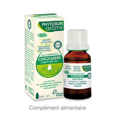 Phytosun Arôms Huiles essentielles Gingembre Bio 5 ml