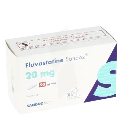 Fluvastatine Sandoz 20 Mg, Gélule à Angers