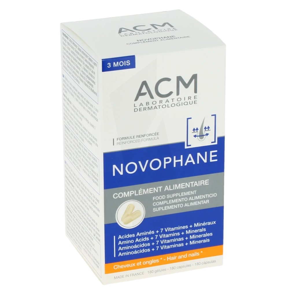 Acm Novophane Gélules Cheveux Et Ongles B/180