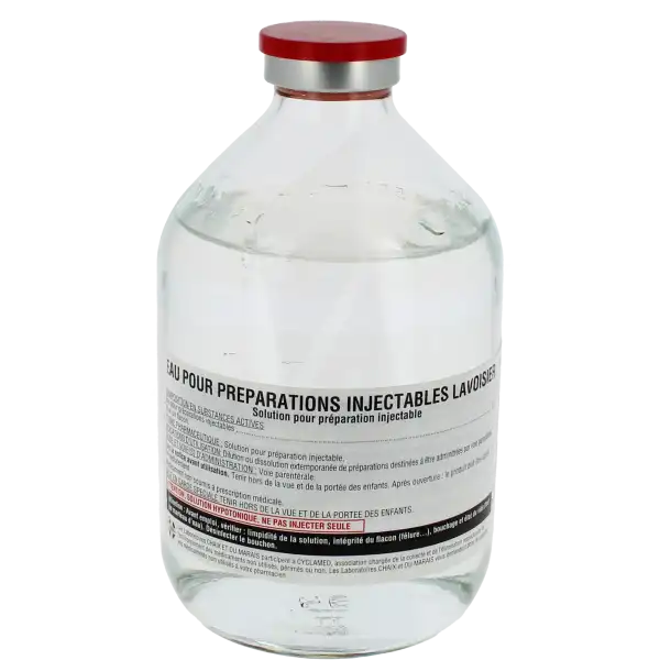 Eau Pour Preparations Injectables Lavoisier, Solution Pour Préparation Injectable