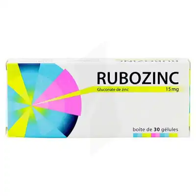 Rubozinc 15 Mg Gélules 3plq/10 (30) à UGINE