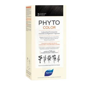 Phytocolor Kit Coloration Permanente 3 Châtain Foncé