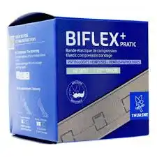 Thuasne Biflex 16 Pratic Bande contention légère chair 8cmx3m