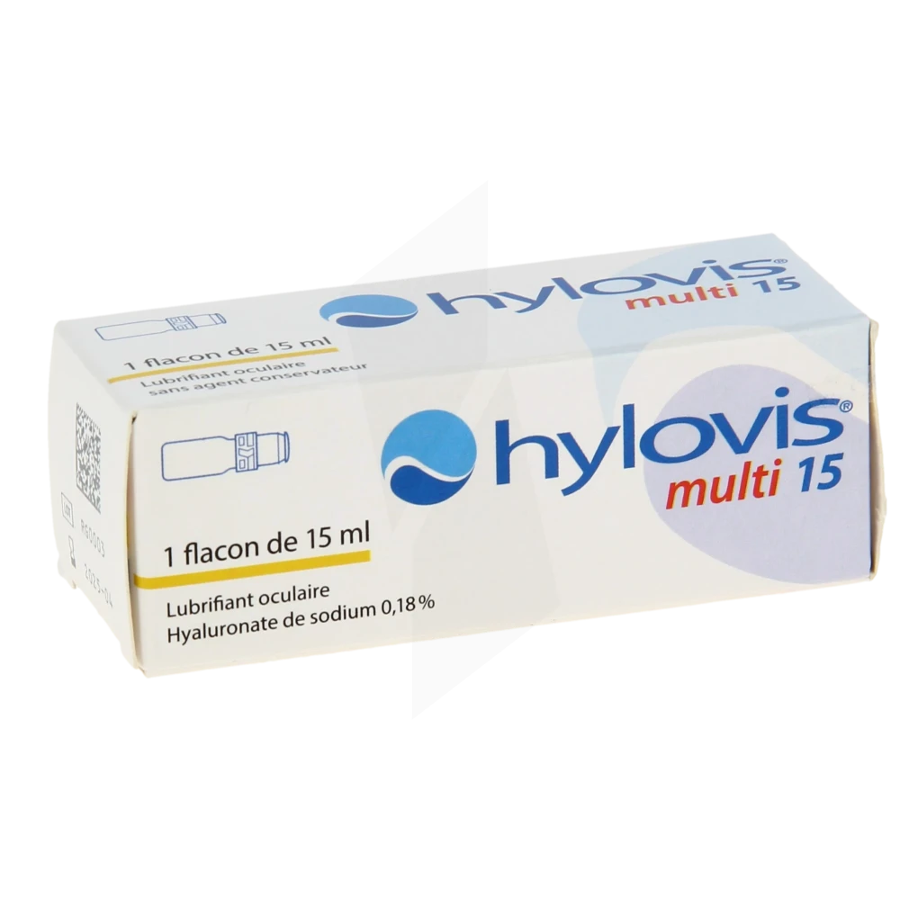 Hylovis Multi Solution Ophtalmique Lubrifiante Pour Instillation Oculaire 15ml