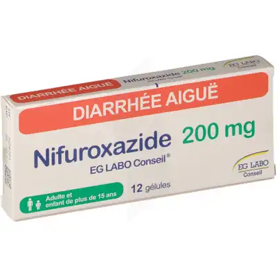 NIFUROXAZIDE EG LABO CONSEIL 200 mg, gélule