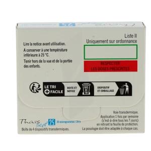Thaissept 25 Microgrammes/24 Heures, Dispositif Transdermique