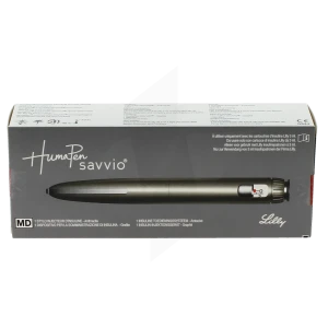 Humapen Savvio Stylo Injecteur Insuline Anthracite