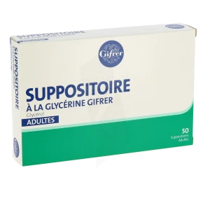 Suppositoire A La Glycerine Gifrer Suppos Adulte Sach/50