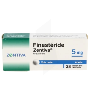 Finasteride Zentiva 5 Mg, Comprimé Pelliculé